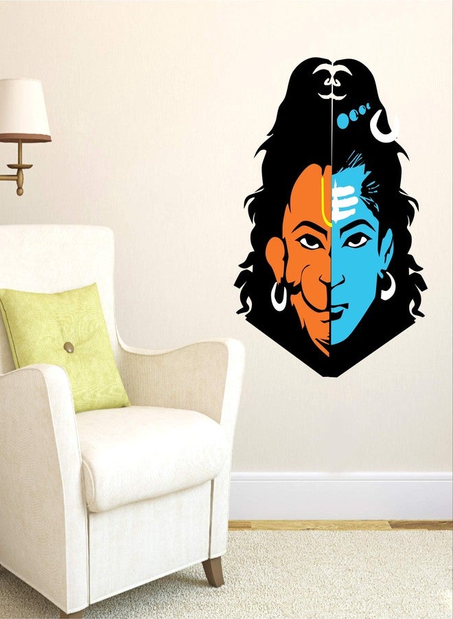 Sticker Yard Shiva Hanuman Wall Sticker for Living Room/Bedroom/Office and All Decorative Wall Stickers - Image 3